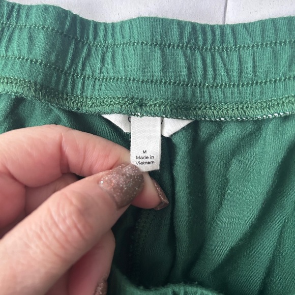 Eberjey Henry TENCEL Modal PJ Bottoms Sleep Jogger Pants Men’s size M Green - Picture 3 of 8